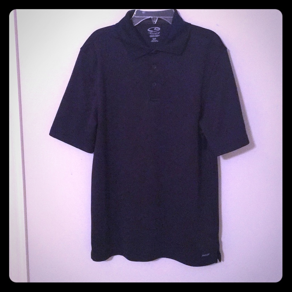 Men’s navy blue champion duo dry polo golf shirt